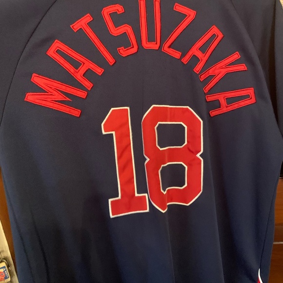 Red Sox Navy and Red Jersey - Picture 5 of 8